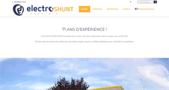 Desktop Screenshot of electro-shunt.com
